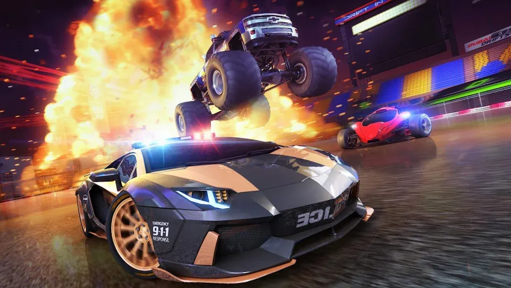 Dubai Drift 2 МОД/Взлом [Много монет, Открытые уровни и Мега MOD] Screenshot 3