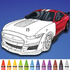 Скачать Cars Color By Number Взлом (Все картинки разблокированы и без рекламы) на Андроид