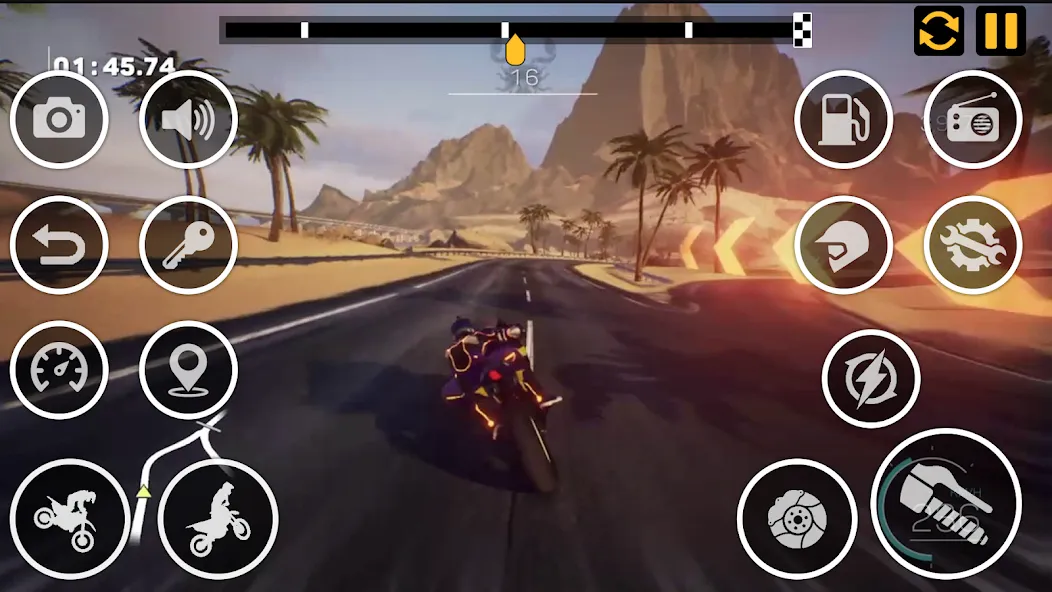 Bike Race Master: Bike Racing (Байк Рейс Мастер) МОД/Взлом [Много монет, Открытые уровни и Мега MOD] Screenshot 4