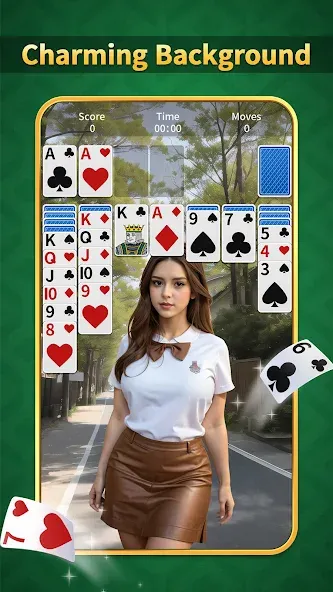 Solitaire Classic:Card Game (Солитер Классик) МОД/Взлом [Все открыто, Дополнительные деньги и Меню MOD] Screenshot 3