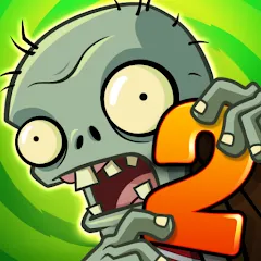 Скачать взломанную Plants vs Zombies 2 на Андроид - много денег и кристаллов бесплатно