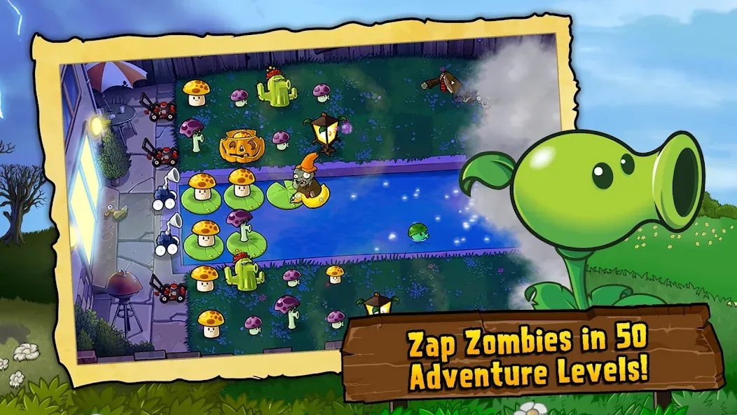 Plants vs. Zombies™ МОД/Взлом [Бесконечные деньги, Монеты и Мега MOD] Screenshot 1