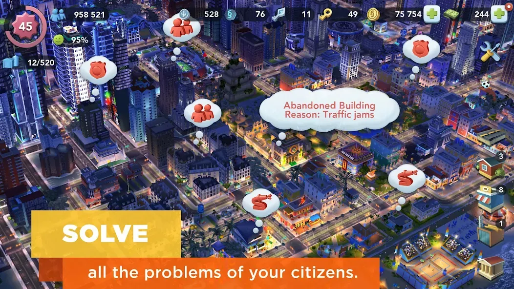 SimCity BuildIt (СимСити БилдИт) МОД/Взлом [Бесконечные деньги, Монеты и Мега MOD] Screenshot 4