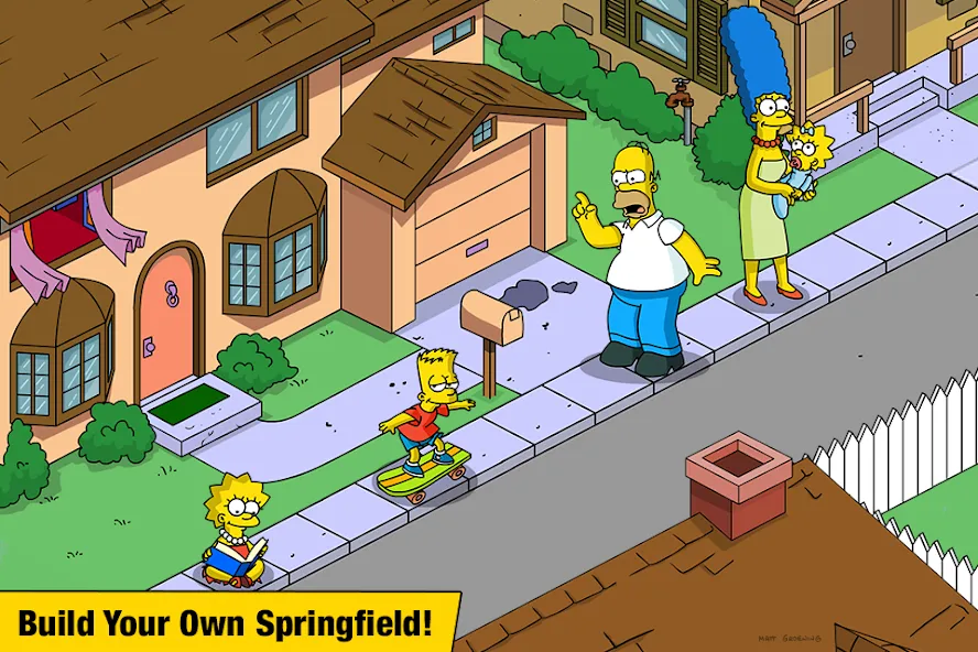 The Simpsons™:  Tapped Out (Зе Симпсонс) МОД/Взлом [Много монет, Открытые уровни и Мега MOD] Screenshot 1