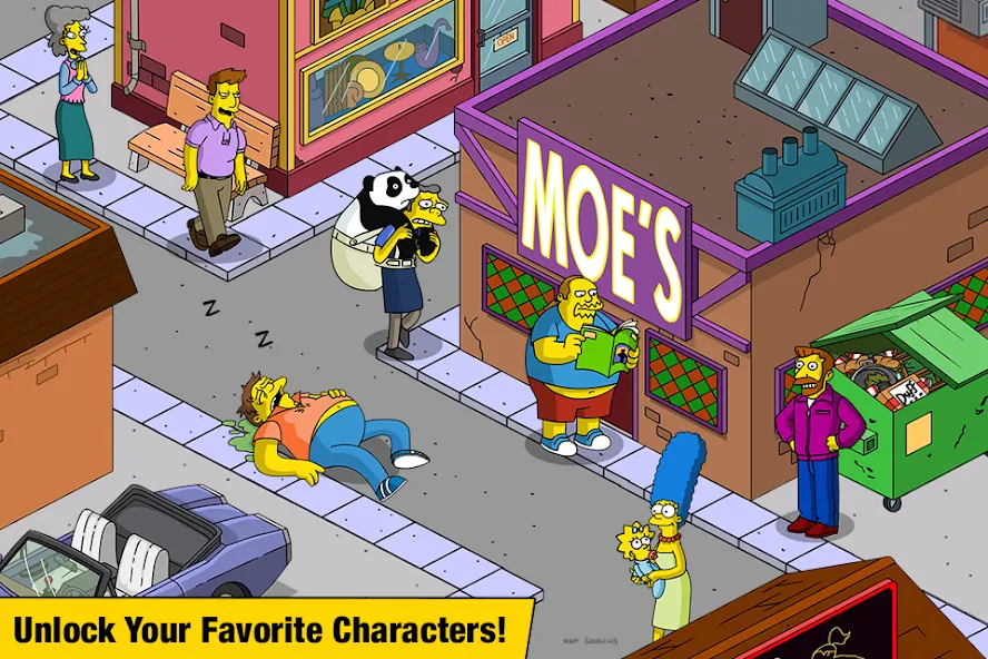 The Simpsons™:  Tapped Out (Зе Симпсонс) МОД/Взлом [Много монет, Открытые уровни и Мега MOD] Screenshot 2