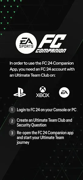 EA SPORTS FC™ 24 Companion (ИЭ СПОРТС ФИФА 23 Компаньон) МОД/Взлом [Меню, Бесконечные монеты и Открытые уровни] Screenshot 1