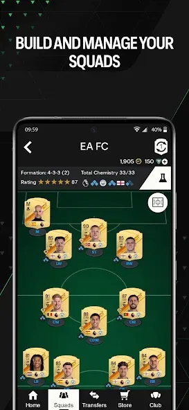 EA SPORTS FC™ 24 Companion (ИЭ СПОРТС ФИФА 23 Компаньон) МОД/Взлом [Меню, Бесконечные монеты и Открытые уровни] Screenshot 3