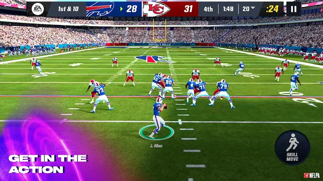 Madden NFL 24 Mobile Football (Мэдден НФЛ 23 Мобильный Футбол) МОД/Взлом [Деньги, Монеты и Меню MOD] Screenshot 1