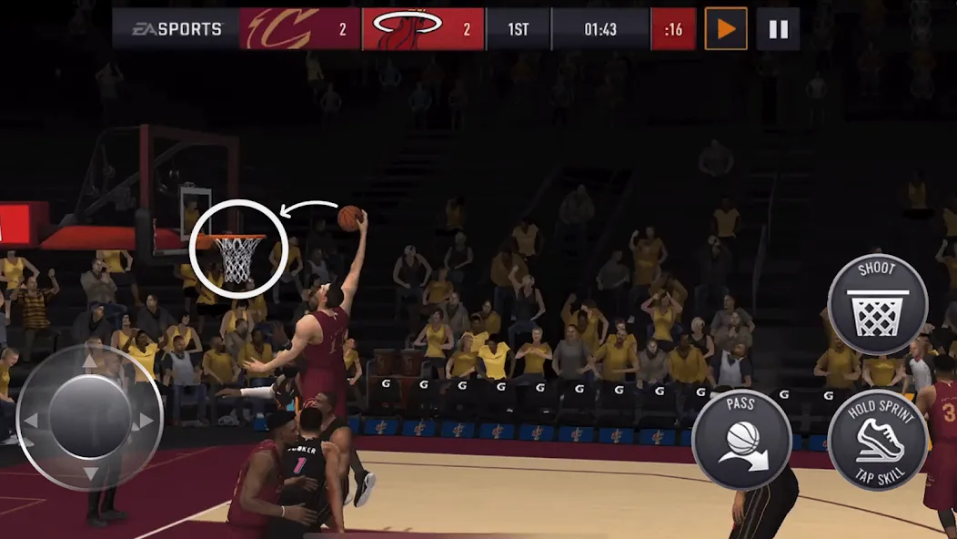 NBA LIVE Mobile Basketball (НБА Лайв Мобайл) МОД/Взлом [Деньги, Монеты и Меню MOD] Screenshot 4