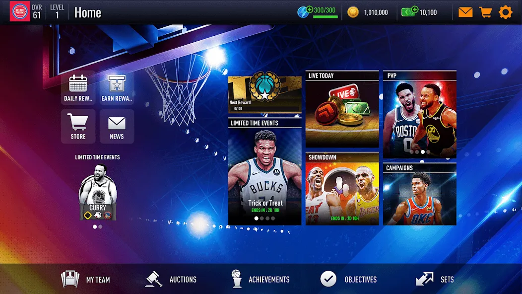 NBA Live Asia (НБА Лайв) МОД/Взлом [Бесконечные деньги, Монеты и Мега MOD] Screenshot 3