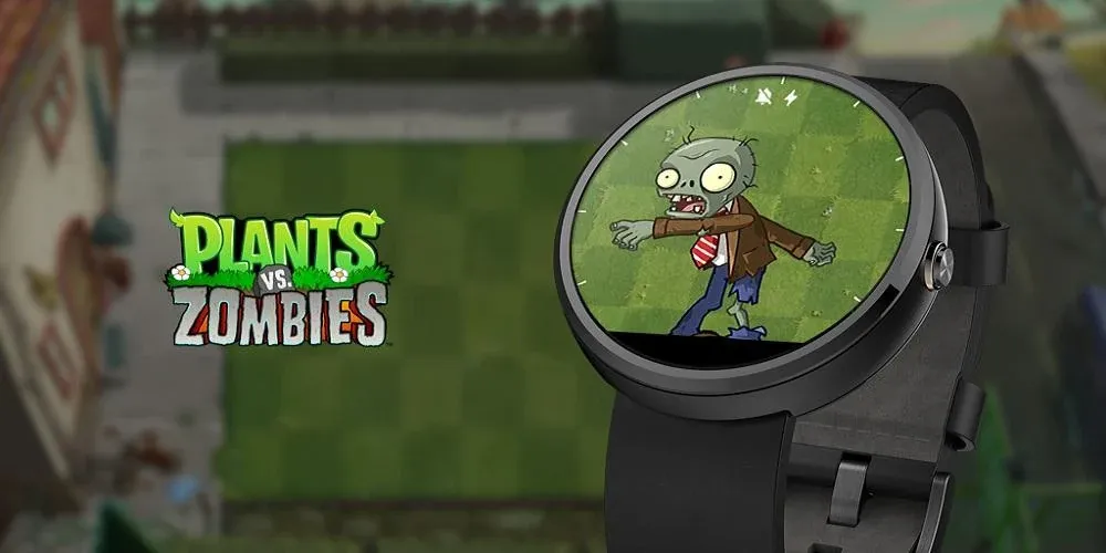Plants vs. Zombies™ Watch Face МОД/Взлом [Меню, Бесконечные монеты и Открытые уровни] Screenshot 1