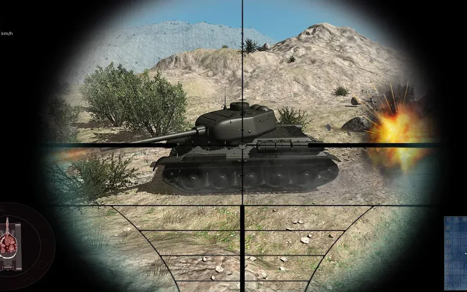 Real Tank Battle : War Machine (Реальное танковое сражение) МОД/Взлом [Много денег, Монет и Все открыто] Screenshot 2