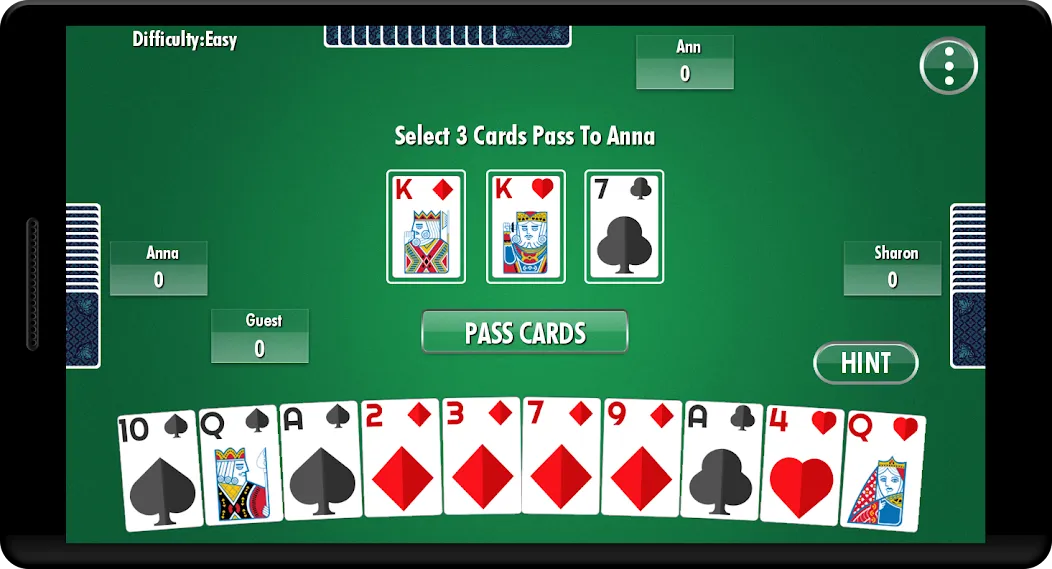 Hearts - Card Game (Хартс) МОД/Взлом [Бесконечные деньги, Монеты и Мега MOD] Screenshot 1