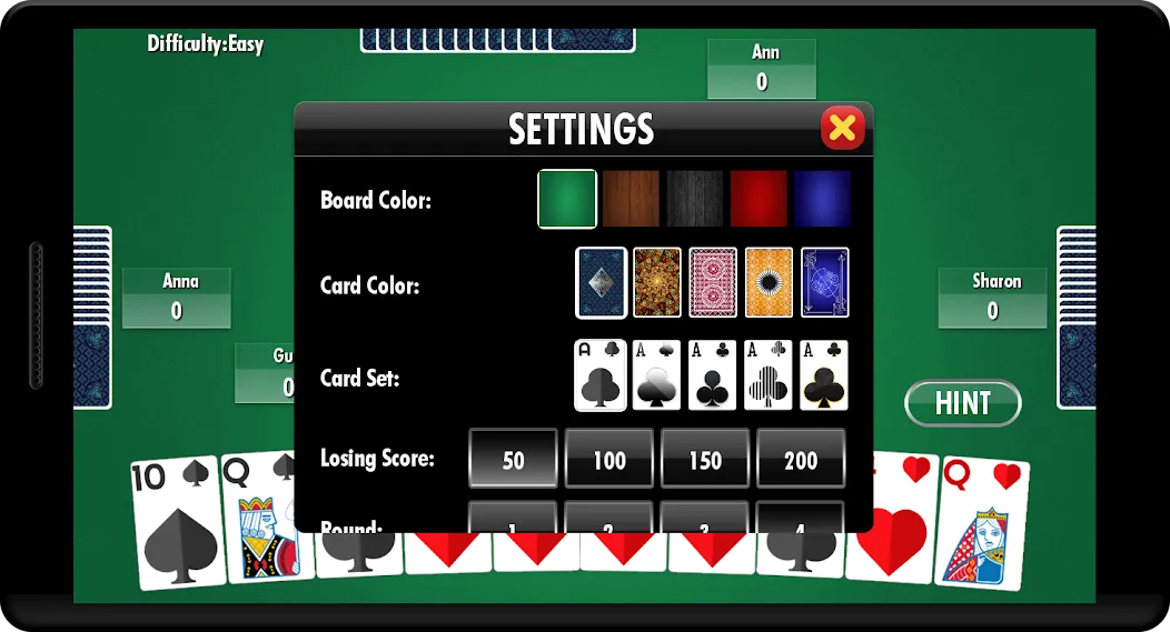Hearts - Card Game (Хартс) МОД/Взлом [Бесконечные деньги, Монеты и Мега MOD] Screenshot 2