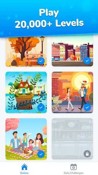 Differences - find & spot them МОД/Взлом [Деньги, Монеты и Меню MOD] Screenshot 2