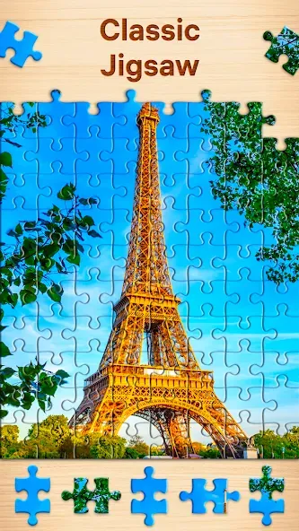 Jigsaw Puzzles - Puzzle Games МОД/Взлом [Все открыто, Дополнительные деньги и Меню MOD] Screenshot 1