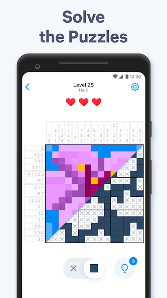 Nonogram.com - Picture Cross МОД/Взлом [Бесконечные деньги, Монеты и Мега MOD] Screenshot 1