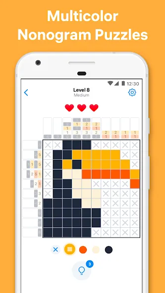 Nonogram Color - Logic Puzzle МОД/Взлом [Все открыто, Дополнительные деньги и Меню MOD] Screenshot 1