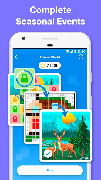 Nonogram Color - Logic Puzzle МОД/Взлом [Все открыто, Дополнительные деньги и Меню MOD] Screenshot 3