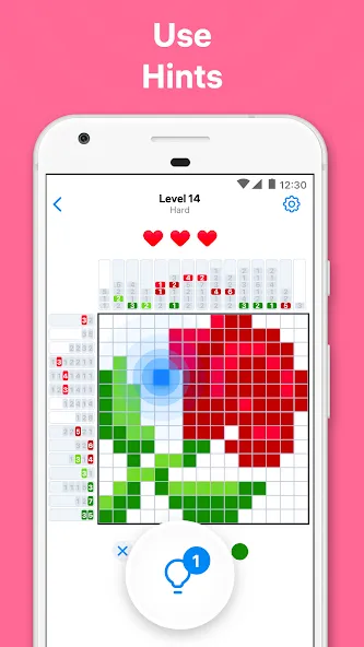 Nonogram Color - Logic Puzzle МОД/Взлом [Все открыто, Дополнительные деньги и Меню MOD] Screenshot 5