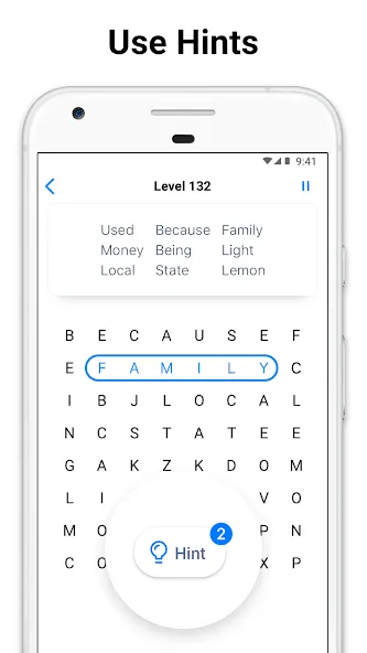 Word Search - crossword puzzle (Уорд Срч) МОД/Взлом [Все открыто, Дополнительные деньги и Меню MOD] Screenshot 4