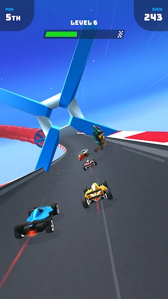 Race Master 3D - Car Racing (Рэйс мастер 3Д) МОД/Взлом [Меню, Бесконечные монеты и Открытые уровни] Screenshot 1
