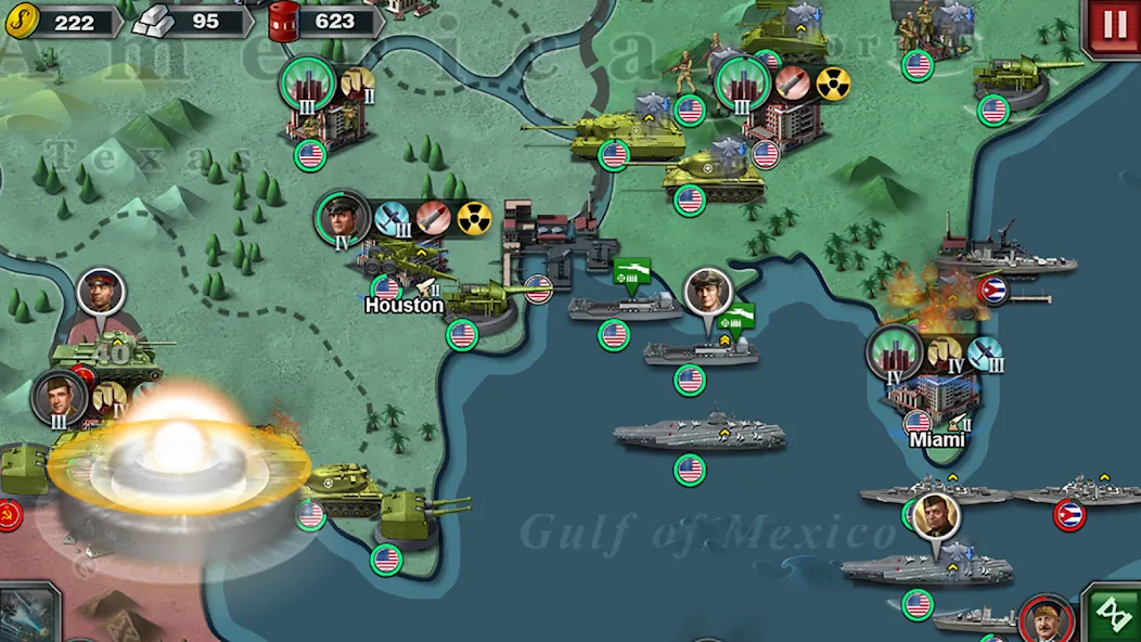 World Conqueror 3-WW2 Strategy (Ворлд Конкерор 3) МОД/Взлом [Много монет, Открытые уровни и Мега MOD] Screenshot 3