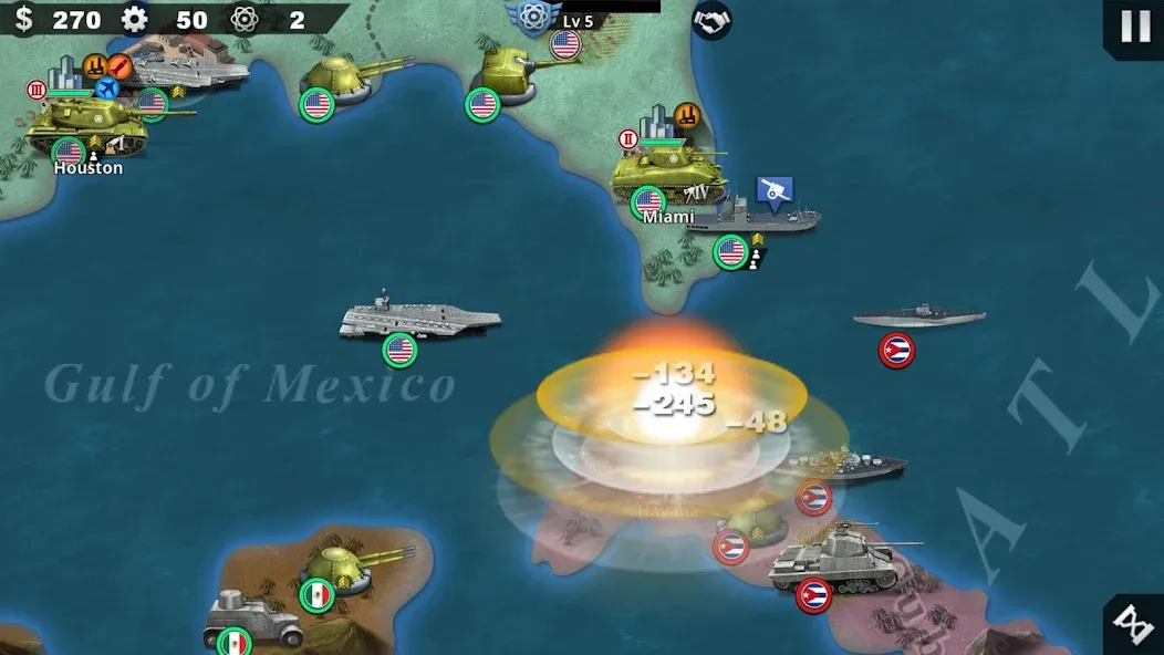 World Conqueror 4-WW2 Strategy (Ворлд Конкерор 4) МОД/Взлом [Все открыто, Дополнительные деньги и Меню MOD] Screenshot 5