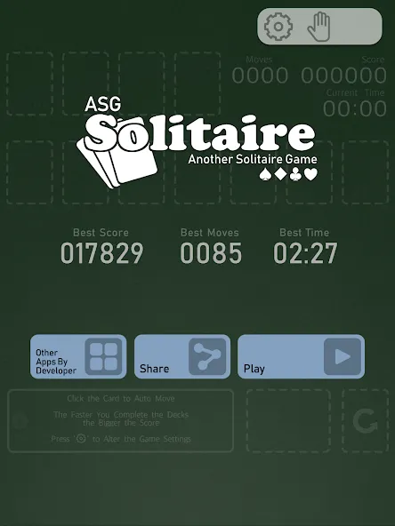 Solitaire - ASG (Солитр) МОД/Взлом [Меню, Бесконечные монеты и Открытые уровни] Screenshot 4