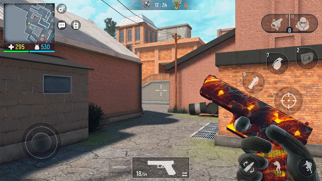 Modern Ops: Gun Shooting Games (Модерн Опс) МОД/Взлом [Меню, Бесконечные монеты и Открытые уровни] Screenshot 2