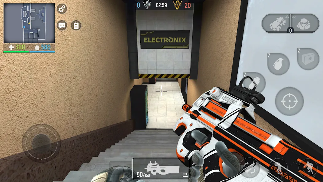 Modern Ops: Gun Shooting Games (Модерн Опс) МОД/Взлом [Меню, Бесконечные монеты и Открытые уровни] Screenshot 4