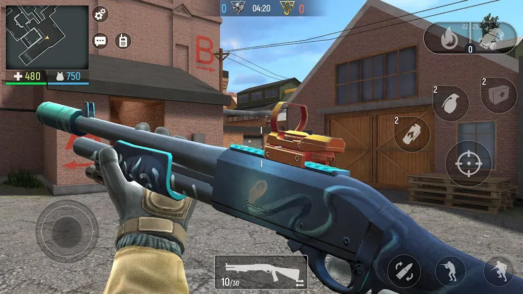 Modern Ops: Gun Shooting Games (Модерн Опс) МОД/Взлом [Меню, Бесконечные монеты и Открытые уровни] Screenshot 5