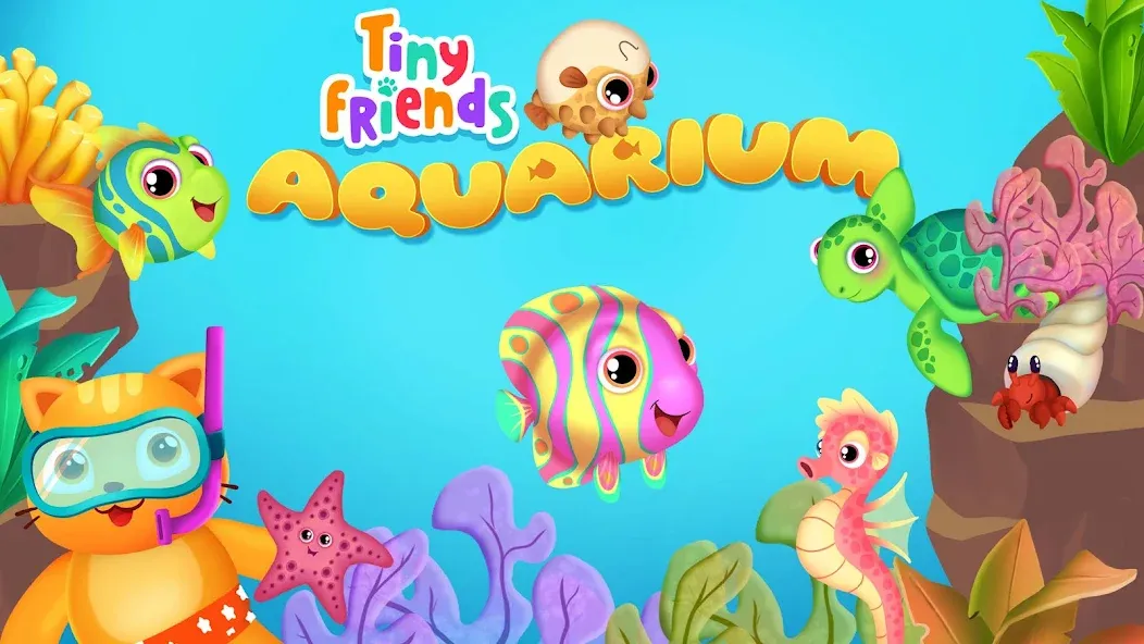 Baby Aquarium - Fish game МОД/Взлом [Много монет, Открытые уровни и Мега MOD] Screenshot 4