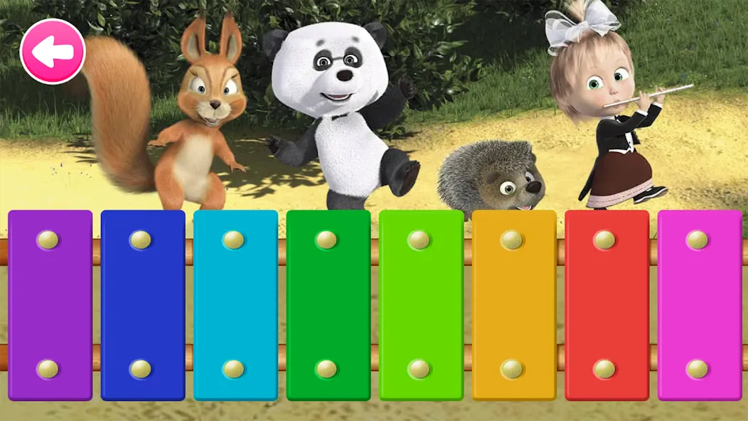 Masha and the Bear Educational МОД/Взлом [Меню, Бесконечные монеты и Открытые уровни] Screenshot 2
