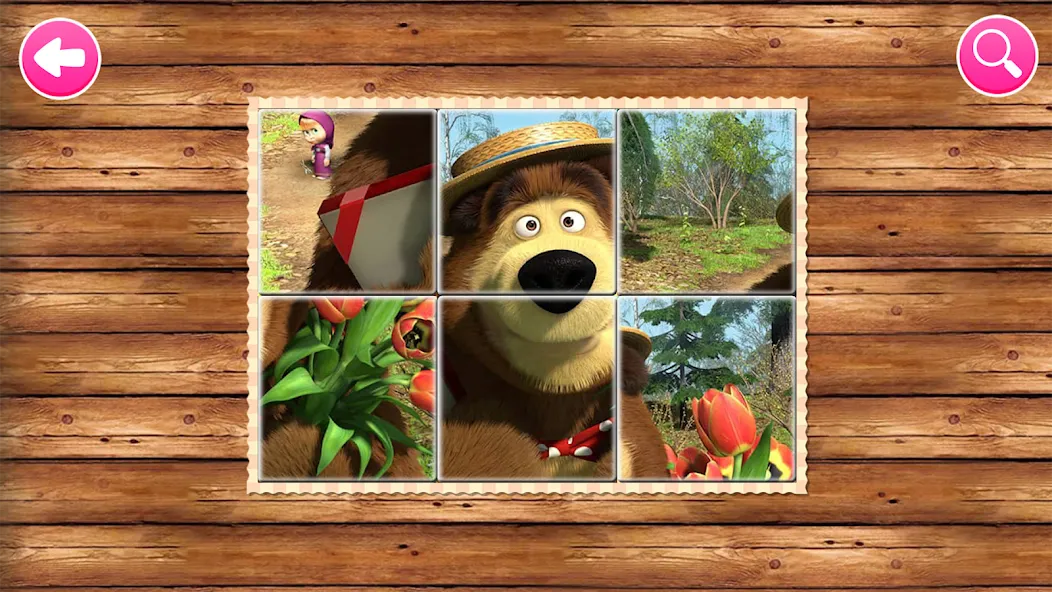 Masha and the Bear Educational МОД/Взлом [Меню, Бесконечные монеты и Открытые уровни] Screenshot 3