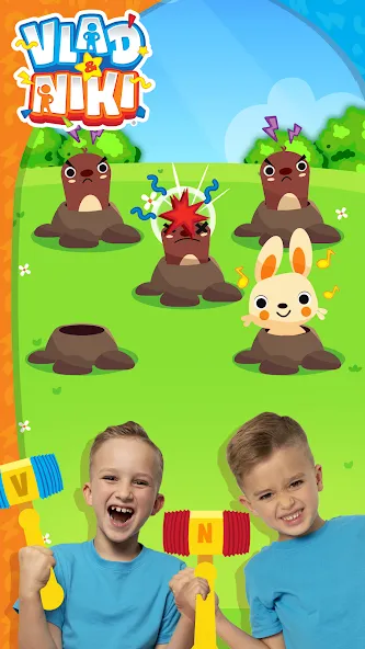 Vlad and Niki - Smart Games МОД/Взлом [Деньги, Монеты и Меню MOD] Screenshot 2