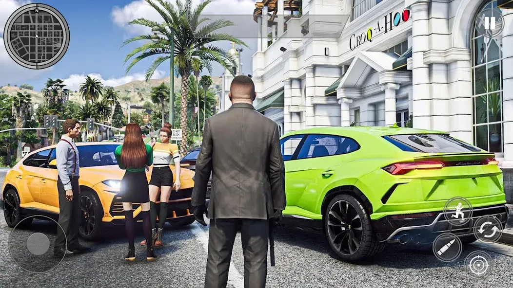 Grand Theft Shooting Games 3D (Мафия Сити Варс Бандитские Игры) МОД/Взлом [Меню, Бесконечные монеты и Открытые уровни] Screenshot 4