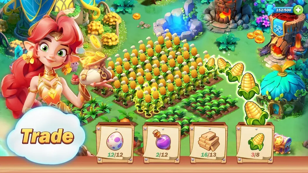 Pixie Island - Farming Game (Пикси Айленд) МОД/Взлом [Бесконечные деньги, Монеты и Мега MOD] Screenshot 3
