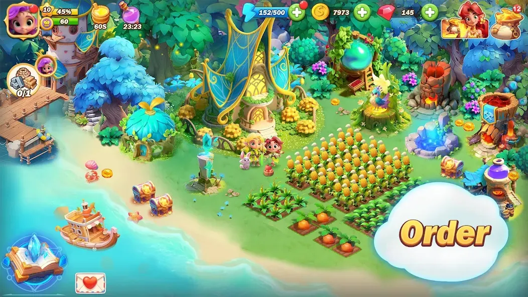 Pixie Island - Farming Game (Пикси Айленд) МОД/Взлом [Бесконечные деньги, Монеты и Мега MOD] Screenshot 5