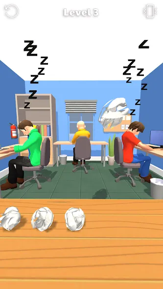 Boss Life 3D: Office Adventure (Босс Лайф 3Д) МОД/Взлом [Меню, Бесконечные монеты и Открытые уровни] Screenshot 4