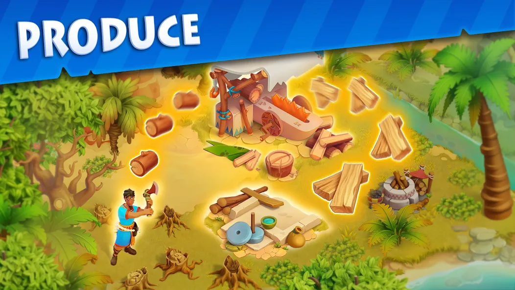 Nile Valley: Farm Adventure (Ниловская долина) МОД/Взлом [Деньги, Монеты и Меню MOD] Screenshot 4