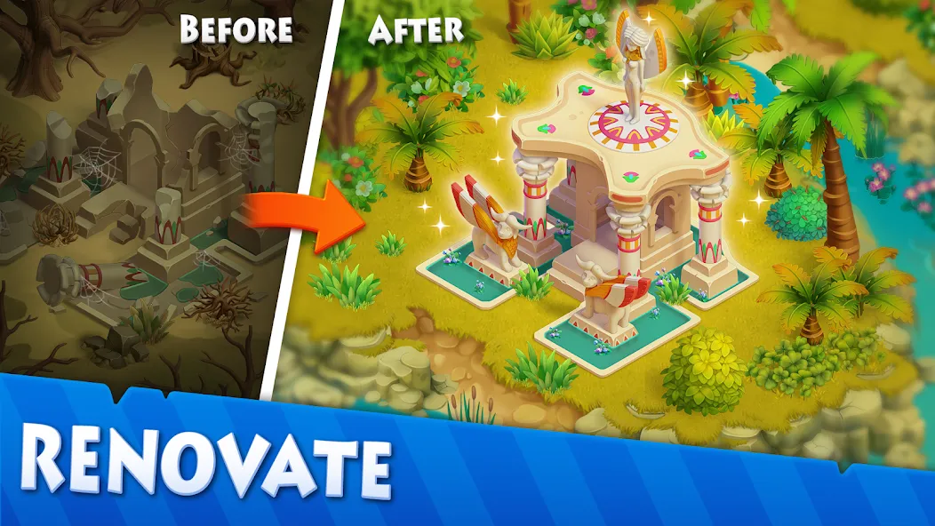 Nile Valley: Farm Adventure (Ниловская долина) МОД/Взлом [Деньги, Монеты и Меню MOD] Screenshot 5