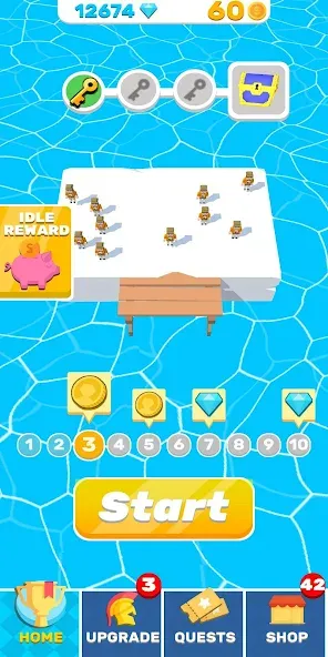 Trivia.io МОД/Взлом [Меню, Бесконечные монеты и Открытые уровни] Screenshot 2
