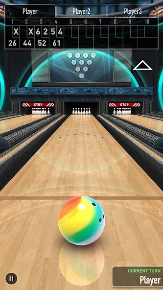Bowling Game 3D (Боулинг игра 3D) МОД/Взлом [Много монет, Открытые уровни и Мега MOD] Screenshot 4
