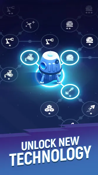 ExoMiner - Idle Miner Universe (ЭксоМайнер) МОД/Взлом [Меню, Бесконечные монеты и Открытые уровни] Screenshot 5