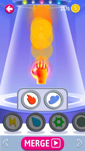 Elemental Gloves - Magic Power (Элементальные перчатки) МОД/Взлом [Деньги, Монеты и Меню MOD] Screenshot 1