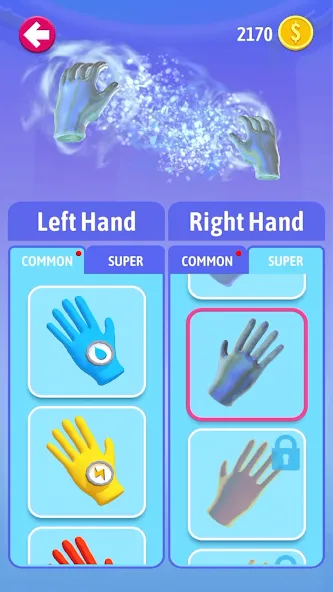 Elemental Gloves - Magic Power (Элементальные перчатки) МОД/Взлом [Деньги, Монеты и Меню MOD] Screenshot 4