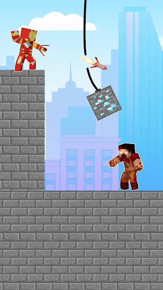 City Hero: Crime Shoot Puzzle (Хиро Крафт Пазлы) МОД/Взлом [Бесконечные деньги, Монеты и Мега MOD] Screenshot 3