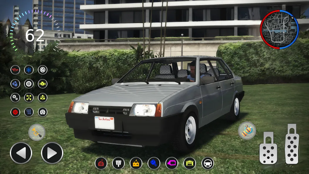 21099 Lada: Russian Racer Max МОД/Взлом [Много монет, Открытые уровни и Мега MOD] Screenshot 5