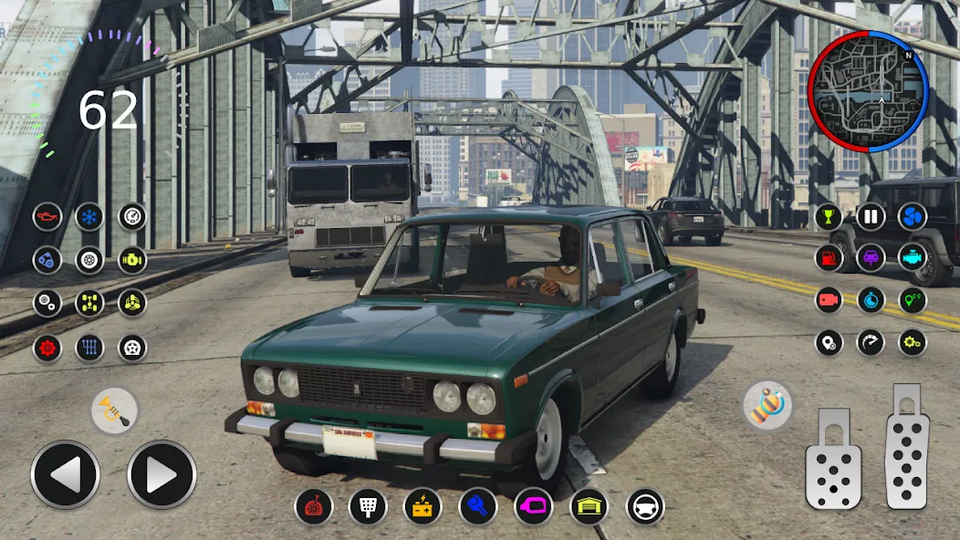 2106 VAZ: Lada Drift & Racing МОД/Взлом [Деньги, Монеты и Меню MOD] Screenshot 1